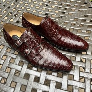 Mezlan Double Monk Strap Loafer
